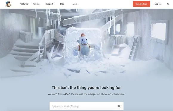 20 Creative Examples of 404 Website Pages