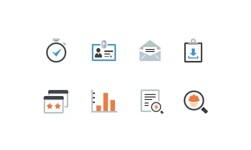 Flat Icons and Web Elements for UI Design-18