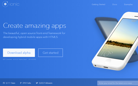 ionic html5 mobile layout webapp library open source