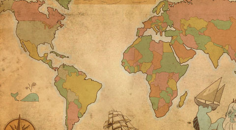 Ancient World Map
