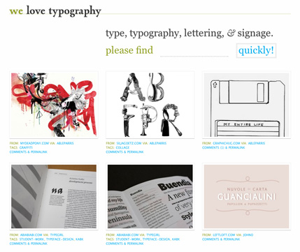 We Love Typography