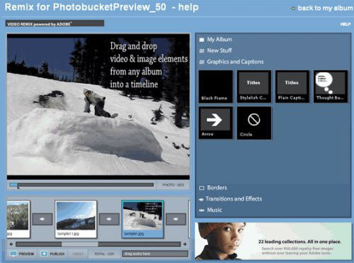 photobucket 30+ Free Online Multimedia (Photo, Audio, Video) Editors