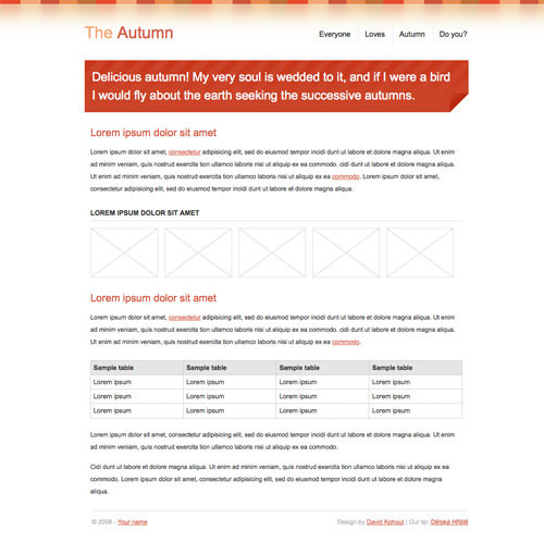 the autumn 60 High Quality Free Web Templates and Layouts