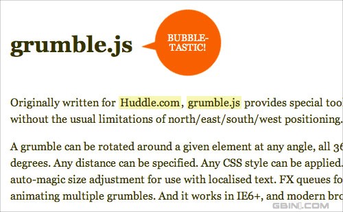 Grumble.js Grumble.js
