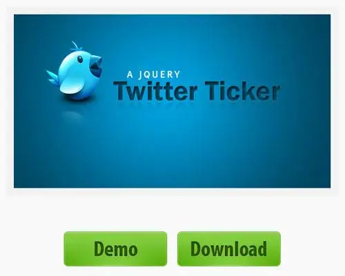 A jQuery Twitter Ticker