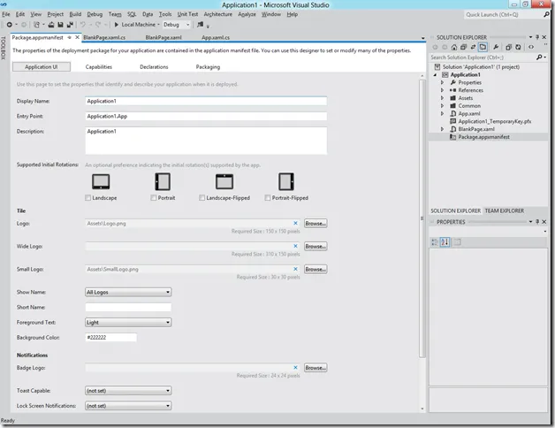 8.app manifest (UI)