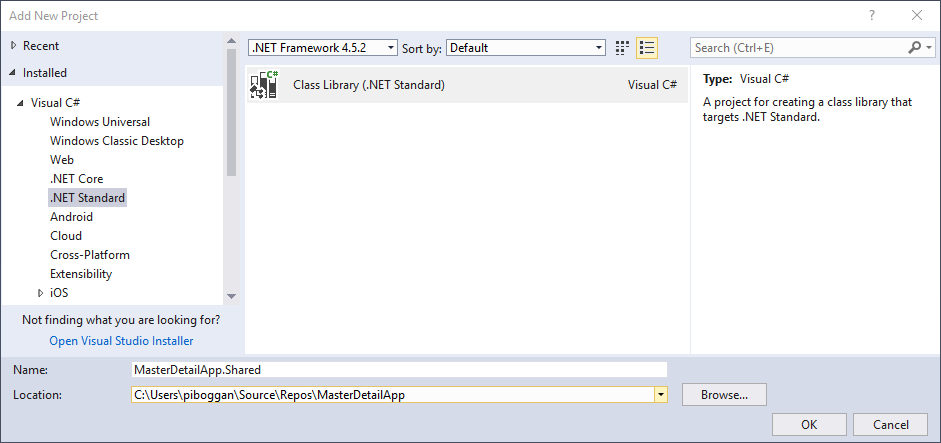 Add a .NET Standard library to your project.