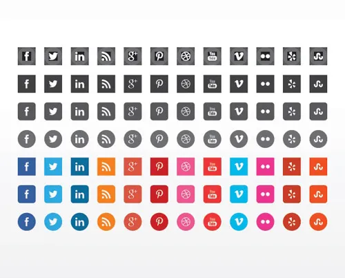 Flat Icons and Web Elements for UI Design-22