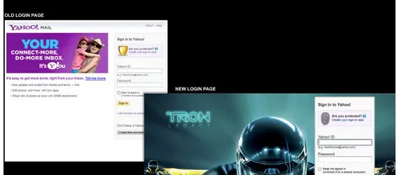 creative login pages designs for inspiration-yahoologin