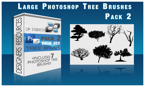 Tree Brushes Pack 2