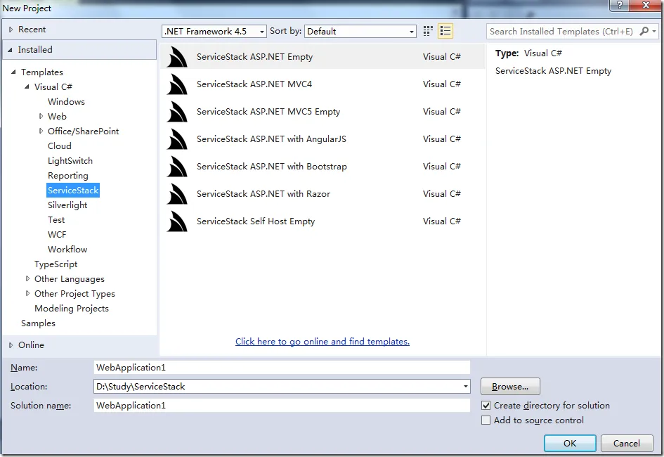 ServiceStack Template