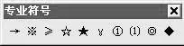 excel添加专业符号