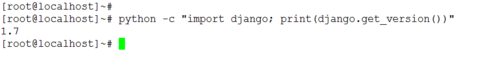 Centos 如何安装Django环境