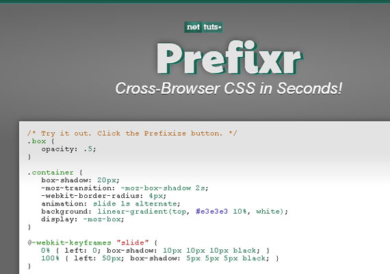 20个最新的 CSS3 和 HTML5 工具