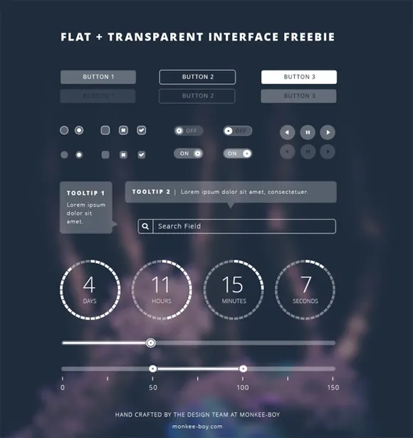 20 Fresh Flat UI Designs Free to Download