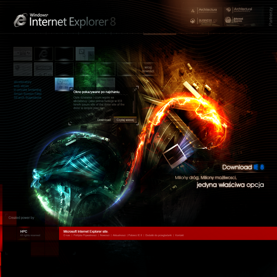internet explorer home page
