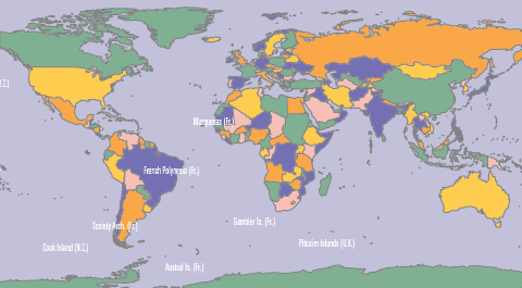 Political Vector World Map
