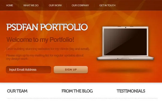 30 Photoshop Web Layouts Tutorials