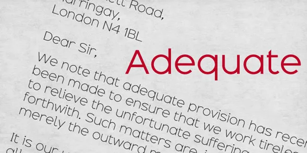 adequate