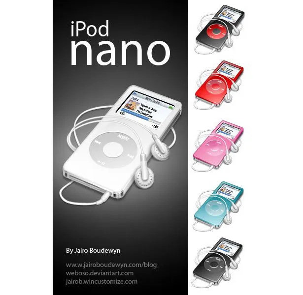 iPod Nano Icons