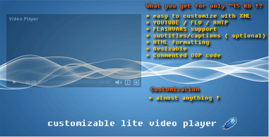 Customizable Lite Video Player