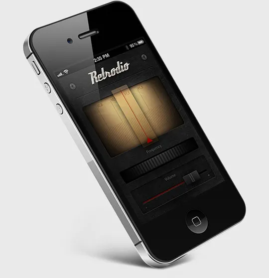 iphone app user interface