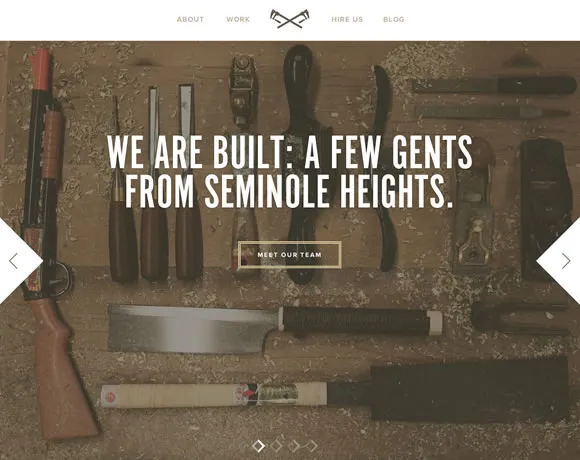 13 Beautiful Examples of White Type in Web Design