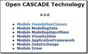 OCCT Modules