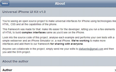 universal iphone kit ui open source mobile library