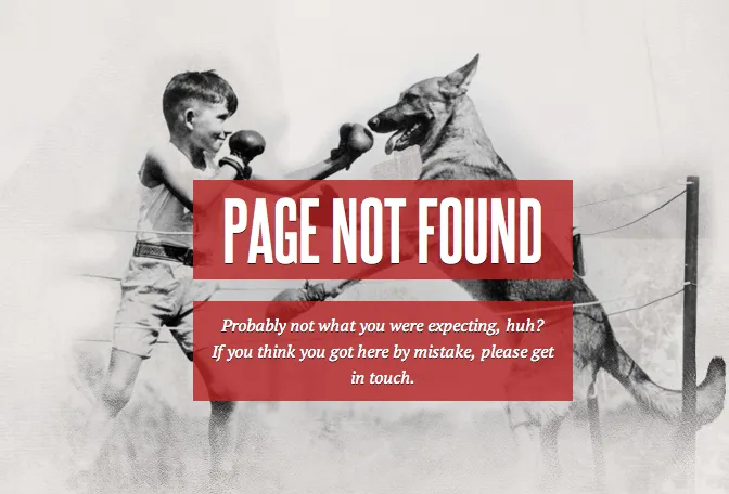 404 Page Designs