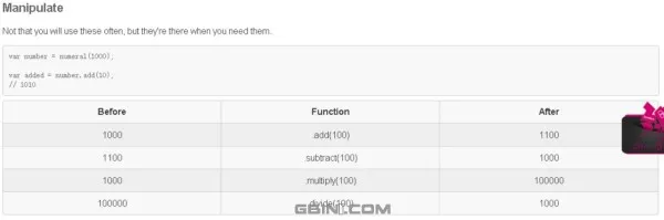 帮助你操作数字和处理数字格式的javascript类库 - Numeral.js