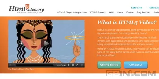 分享10款最棒的免费HTML5视频播放器 gbin1.com