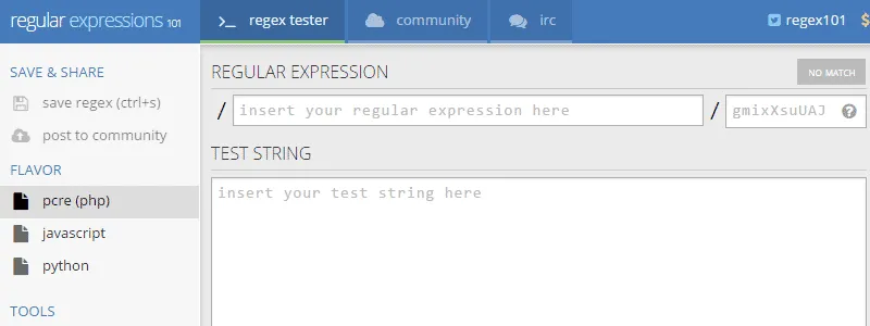 Regular Expressions 101