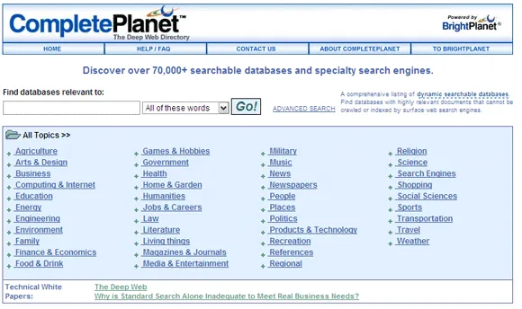 search invisible data