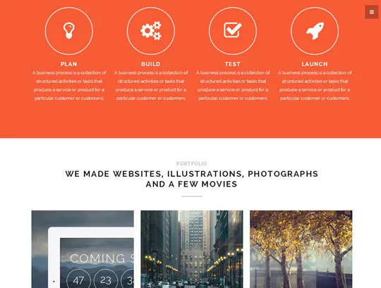 11.flat portfolio template