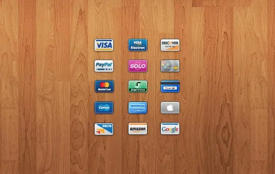 Mini Cards: 15 Credit/Debit Card Icons