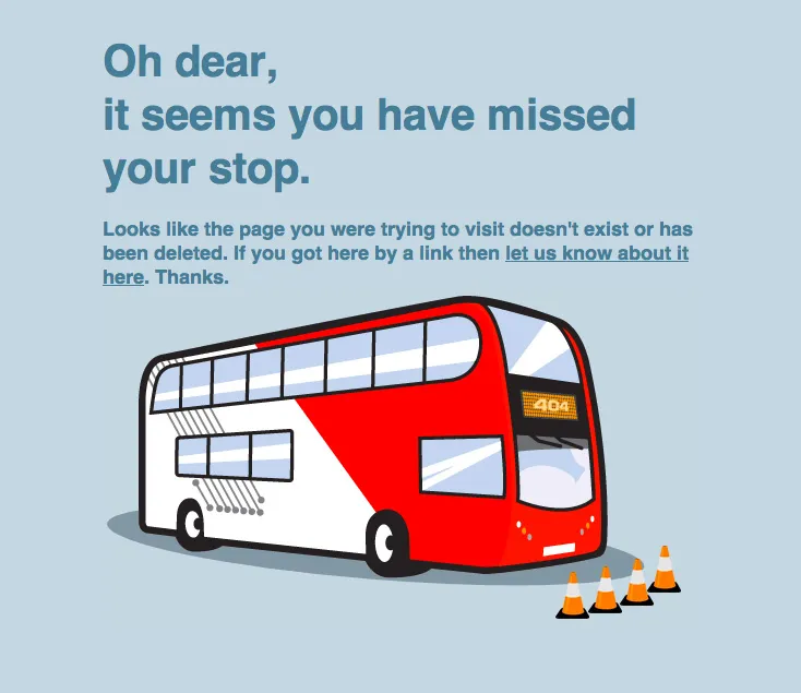 404 Page Designs