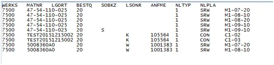 SAP WM 可以在同一个LSMW程序中批量导入普通库存以及特殊库存 - 独行侠客 - 风一样的男子
