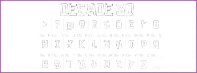 Decade 3D Font - Chunky & 3d Free Font