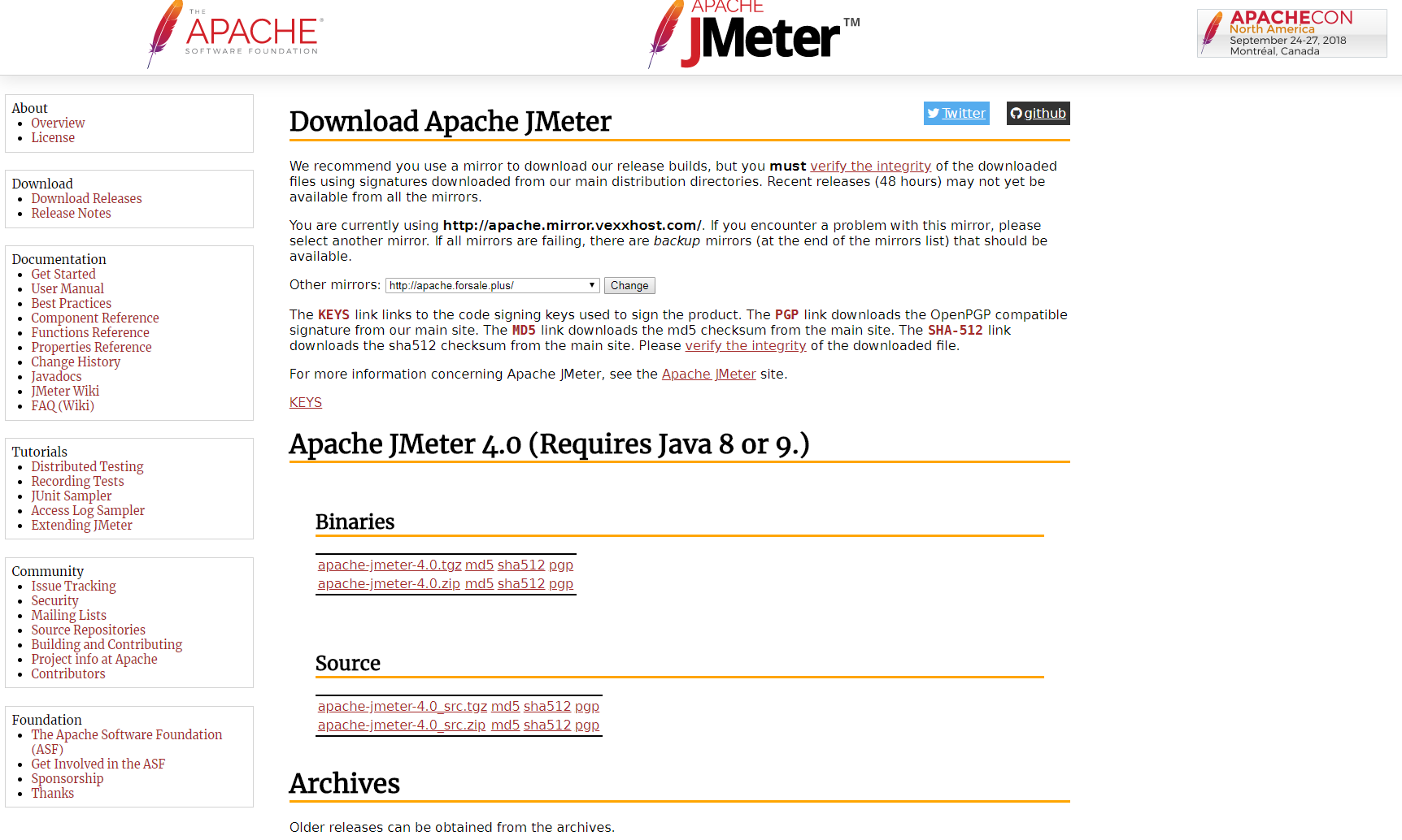 Download Apache JMeter