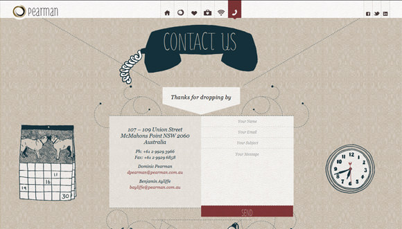 30 Trendy Contact Form Designs for your Inspiration