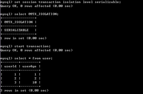 mysql事务隔离级别详解和实战