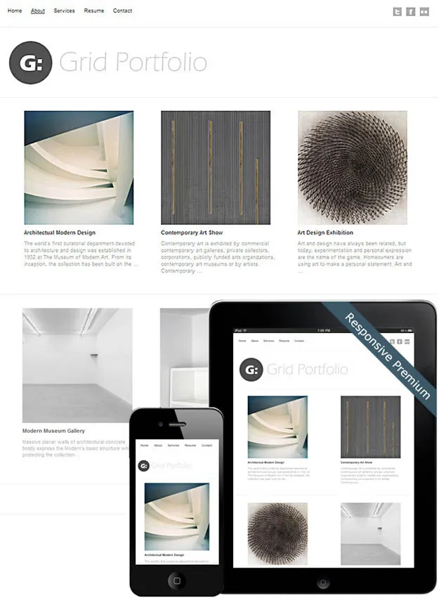 grid-portfolio-theme