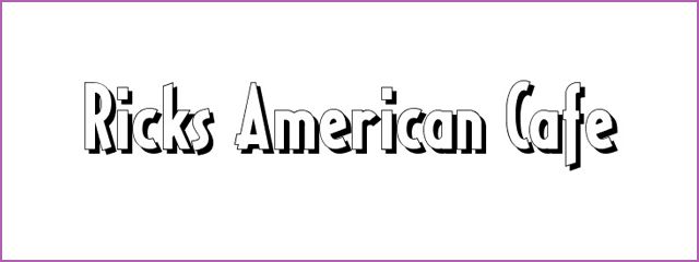 Ricks American Cafe Font - Chunky & 3d Free Font