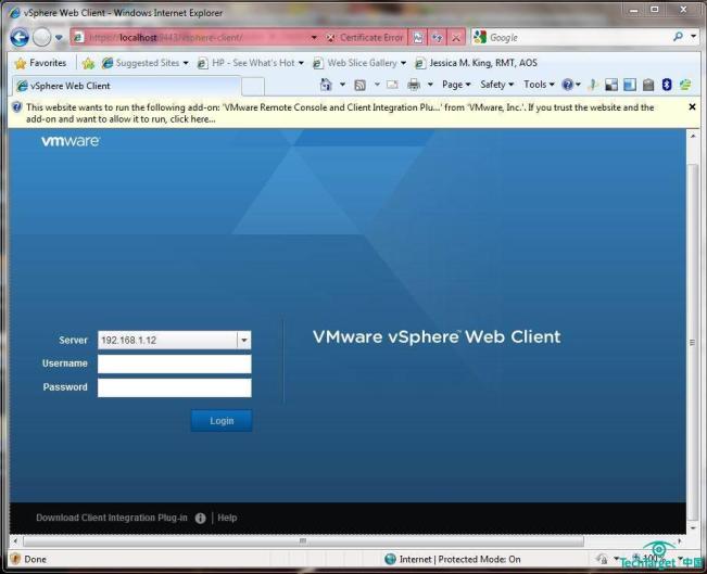 vSphere Web Client使用指南之安装配置