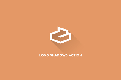 long shadow photoshop action