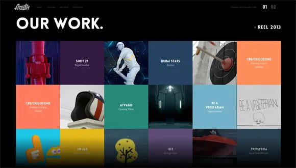 20 Creative Websites Featuring Square Blocks