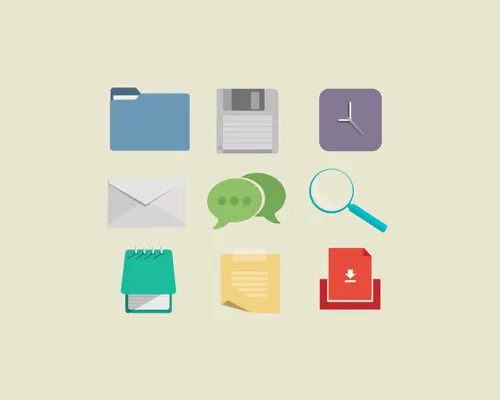 free flat icons