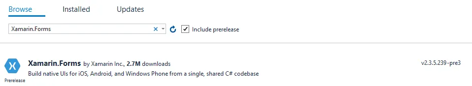 Add Xamarin.Forms NuGet to a .NET Standard library.