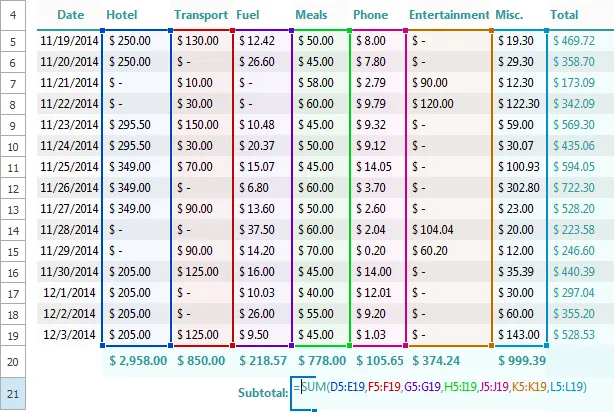 DevExpress VCL Spreadsheet Control - Array Formulas